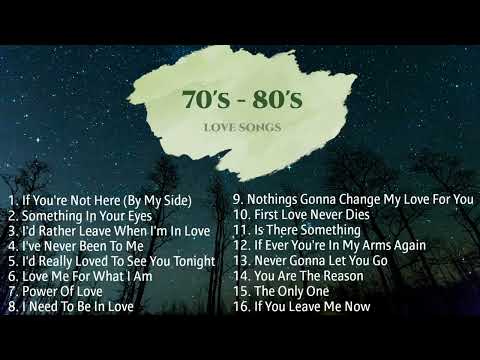 Most Requested 70's - 80's Love Songs Compilation | Non-Stop Playlist