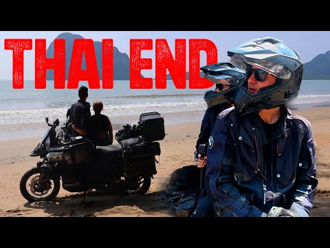 Thailand Ends Here As We Ride South On Our Motorcycle To Malaysia