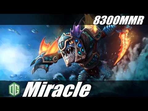 Dota 2- Miracle plays slark 8300 mmr - Gameplay 2016