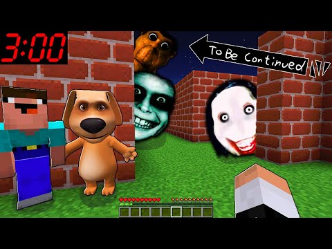 JEFF THE KILLER NEXTBOT OBUNGA AND KILLER SMILE CHASED ME in MAZE Minecraft - Gameplay - Coffin Meme