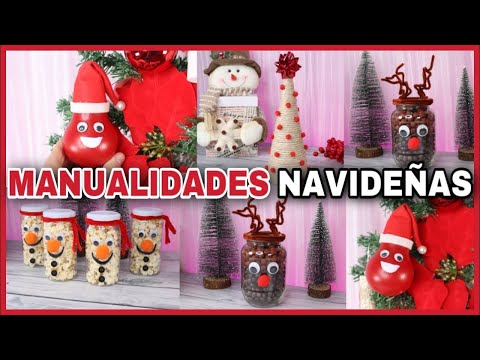 4 MANUALIDADES NAVIDEÑAS FÁCILES Y ECONÓMICAS PARA DECORAR TU CASA EN NAVIDAD | NatyGloss
