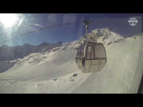 Gondelbahn Hörnli-Express im Skigebiet Arosa