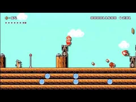 Super Mario Maker: Board the Captain's Ship