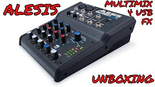 Alesis MuiltiMix4USBfx unboxing