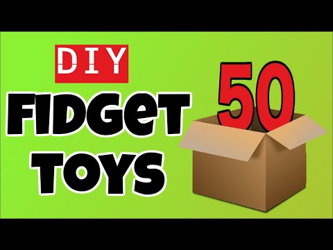 50 AWESOME DIY FIDGET TOYS you have to make - EASY DIYS FOR KIDS TO MAKE - STRESS RELIEVERS