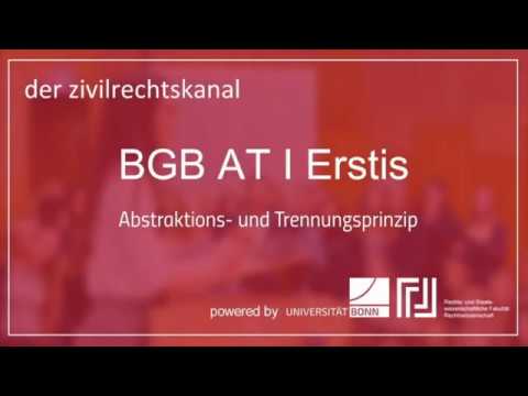 Abstraktions- und Trennungsprinzip I BGB AT 05