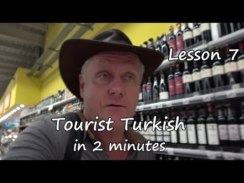 Learn Turkish in 2 minutes   lesson 7