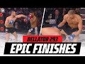 ALL of the epic finishes from the Bellator 293 Main Card Fights