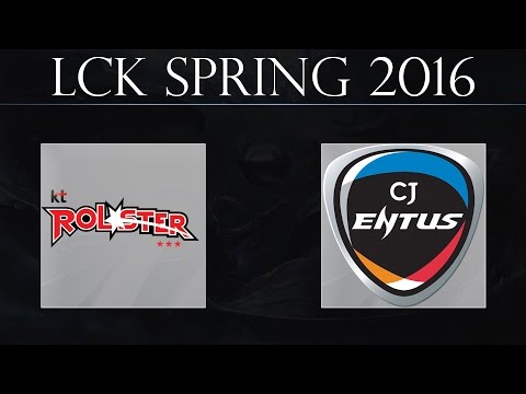[EN] KT vs CJ G3 | KT Rolster vs CJ Entus Game 3 (19.02.2016) | LCK Spring 2016