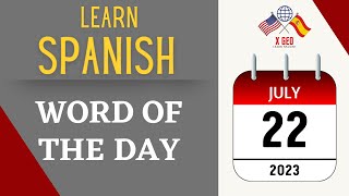 Learn Spanish ► WORD OF THE DAY ► How to Say [bill] in Spanish ► DAILY PHRASE 07/22/23 ► #XGEO