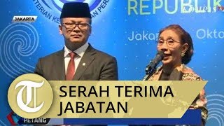 Video Momen Susi Pudjiastuti Serahkan Jabatan kepada Edhy Prabowo