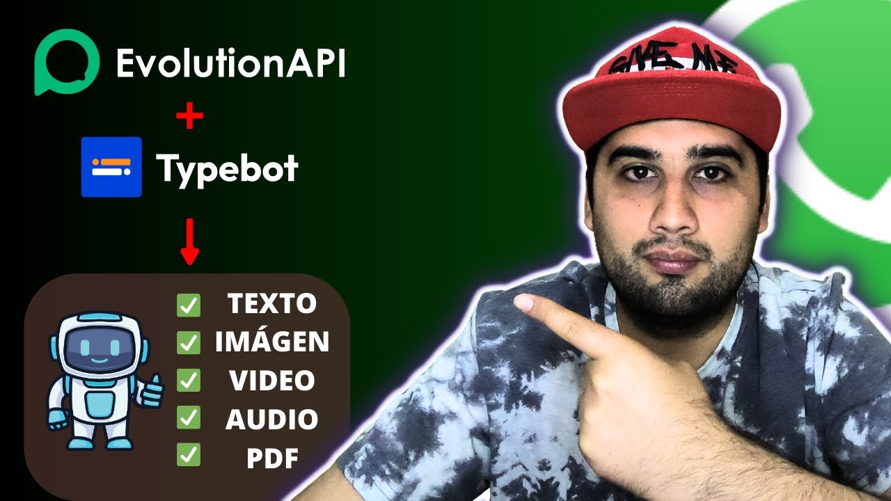 😎 Chatbot de WhatsApp Fácil + Typebot + Evolution API (Arrastrar y soltar bloques)