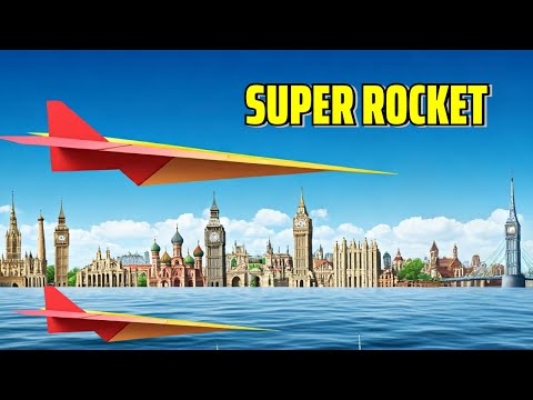 How to make EASY Paper Plane that FLY FAR | BEST Paper Airplanes | Super Sonic Plane