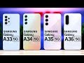 Samsung Galaxy A33 Vs Samsung Galaxy A34 Vs Samsung Galaxy A35 Vs Samsung Galaxy A36 Trakontech