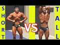 Classic Physique Bodybuilders - Short versus Tall Posing Routines