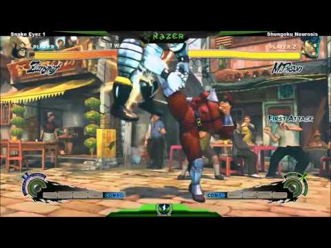 SSF4AE Snake Eyez vs Shungoku Neurosis - Shadowloo Showdown 2013