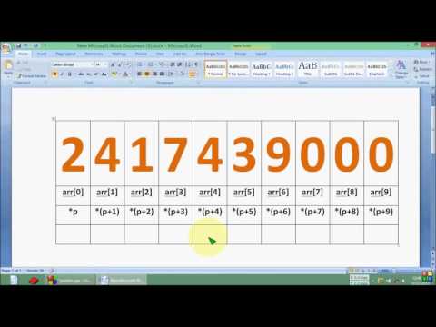 Bangla C Programming Tutorial 73 Pointer With Array Hd