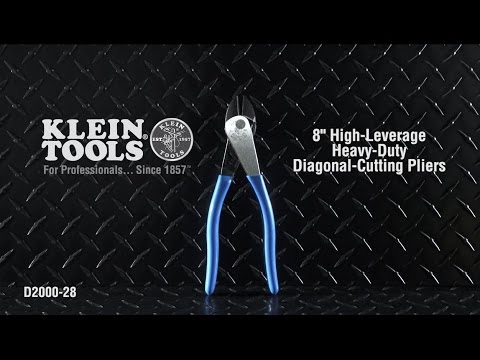 High-Leverage Diagonal-Cutting Pliers - Heavy-Duty Cutting