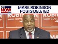 Mark Robinson scandal: Posts have been removed from forum, account still exists | LiveNOW from FOX