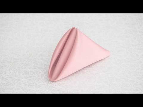 Pyramid Napkin Fold Tutorial