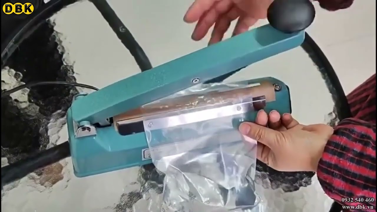 Video Máy hàn miệng túi dập tay PCS-200I (2-3 mm, thép, biến áp lớn) - Máy hàn miệng túi dập tay PCS-200I (2-3 mm, thép, biến áp lớn)