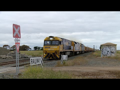3MA5 Pacific National Container Freight Train (16/11/2021) - PoathTV Australian Railways