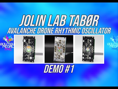 Jolin Lab TABØR - Avalanche Drone Rhythmic Oscillator demo #1 BPNYC