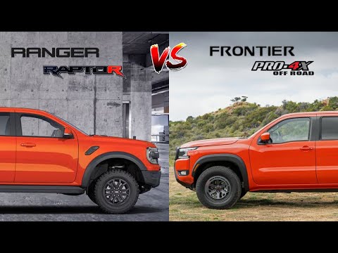 2025 Nissan Frontier PRO 4X vs 2025 Ford Ranger Raptor Compared | Truck Battles! | MotorNation