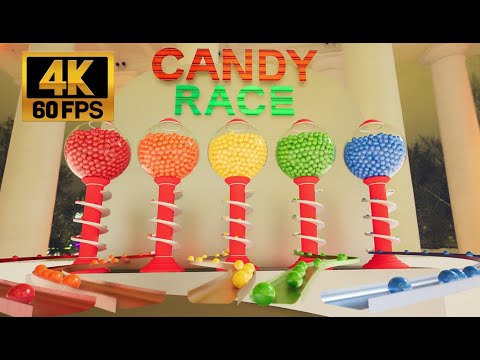 Candy Marble Run Race