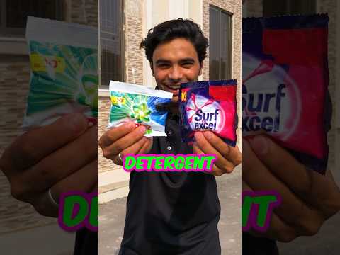 Which SURF can Clean Shirts Better ..?  Ariel Vs Excel #shorts #panku