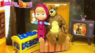 DAS BÄRENHAUS MIT VIELE ACCESSORIEN - MASCHA UND DER BÄR SIMBA SPIELSET EINE KURZE PRÄSENTATION