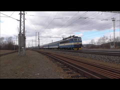 Lapse Shot Trains Vlaky Prosenice 11.3.2017