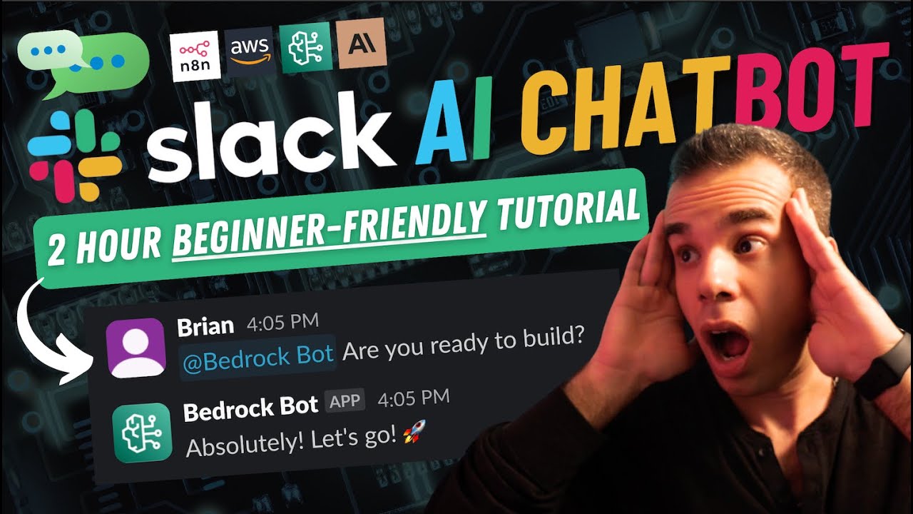 The ULTIMATE AI Slack Chatbot Tutorial! (n8n, AWS, Amazon Bedrock, Claude, Regex, JavaScript)