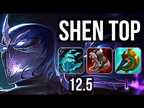 SHEN vs SHYVANA (TOP) | 71% winrate, 2/1/9 | EUW Master | 12.5