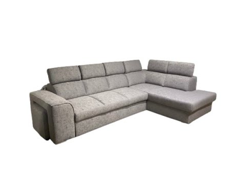 Rohová sedací souprava MADERA leva šedá