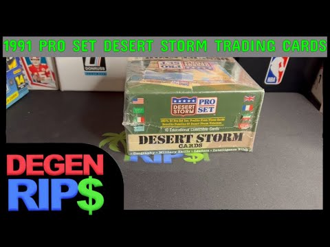 Saddam Hussein Rookie Card! 1991 Pro Set Desert Storm Trading Cards!