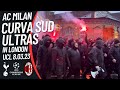 CURVA SUD MILANO ULTRAS IN LONDON 🔴⚫️ Champions League Tottenham vs AC Milan 8.03.23 #UCL #ultras