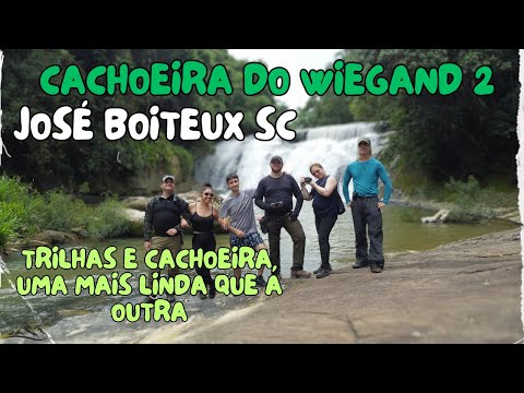 CACHOEIRA DO WIEGAND 2 EM JOSÉ BOITEUX SC, 3 PARADA #trilha #santacatarina #brasil #cachoeira