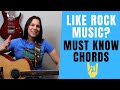 EASY Rock Guitar Chords What Is A Power Chord Guitar Lesson
