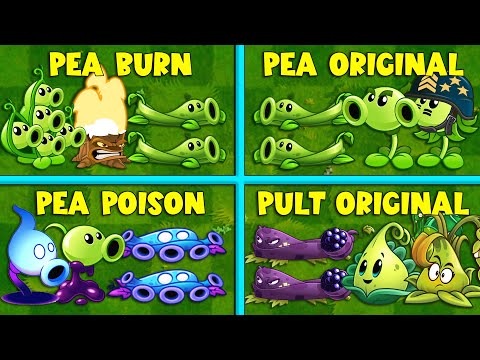 Random 4 Team Plants + Vine Battlez PvZ 2 - Who Will Win?