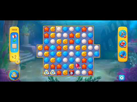 Fishdom Easy Level 11858 (with full seashell) @choraelmin