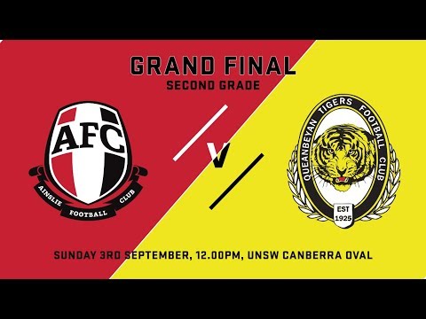2017 AFL CANBERRA 2ND GRADE MENS GRAND FINAL