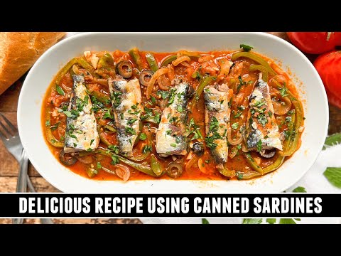 Canned Sardines with Vegetables | EASY & DELICIOUS Recipe from Spain