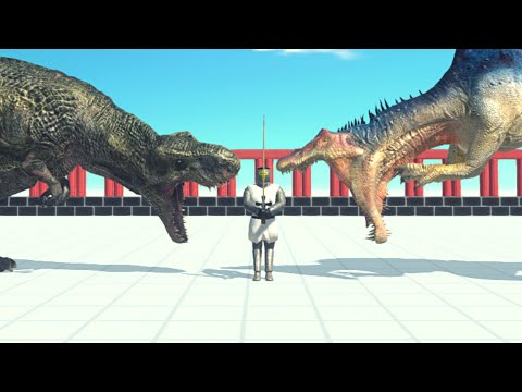 T-Rex And Spinosaurus Vs Every Unit ARBS |Animal Revolt Battle Simulator