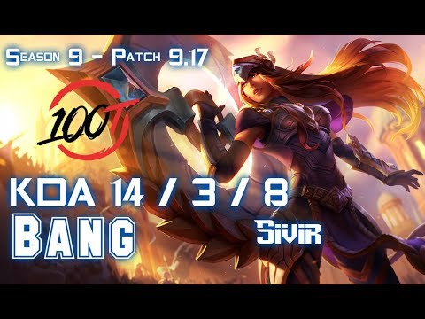 100 Bang SIVIR vs EZREAL ADC - Patch 9.17 KR Ranked