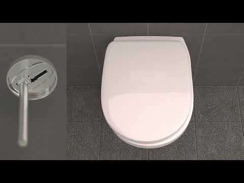 Unitazo dangtis Gustavsberg Nautic 9M26S101, 35,5 x 45,2 cm video