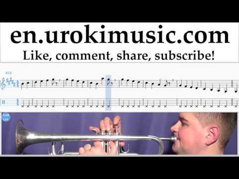 How to Play Trumpet Sia - Cheap Thrills Tabs Part#1 um-i352