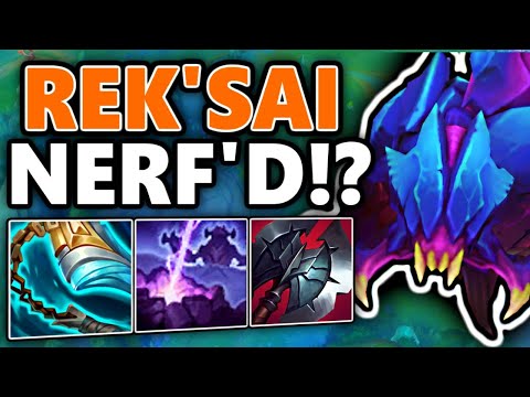 CAN REK'SAI CARRY post NERF on Patch 13.13 ? | Rek'sai Jungle Gameplay League of Legends 13.13