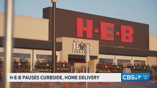 H-E-B pauses curbside and delivery orders statewide ahead of holiday weekend