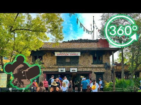 360º Early Morning Ride on Expedition Everest - Back Row